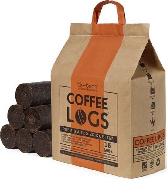 Coffee logs Eco koffiebriketten - - 2 sets