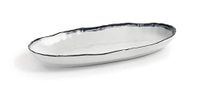 Lacor 63974 serveerbord, ovaal, melamine, BPA-vrij, 25,4 x 13 x 2,9 cm