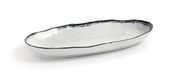 Lacor 63974 serveerbord, ovaal, melamine, BPA-vrij, 25,4 x 13 x 2,9 cm