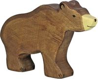 Holztiger Bruine Beer Houten Figuur
