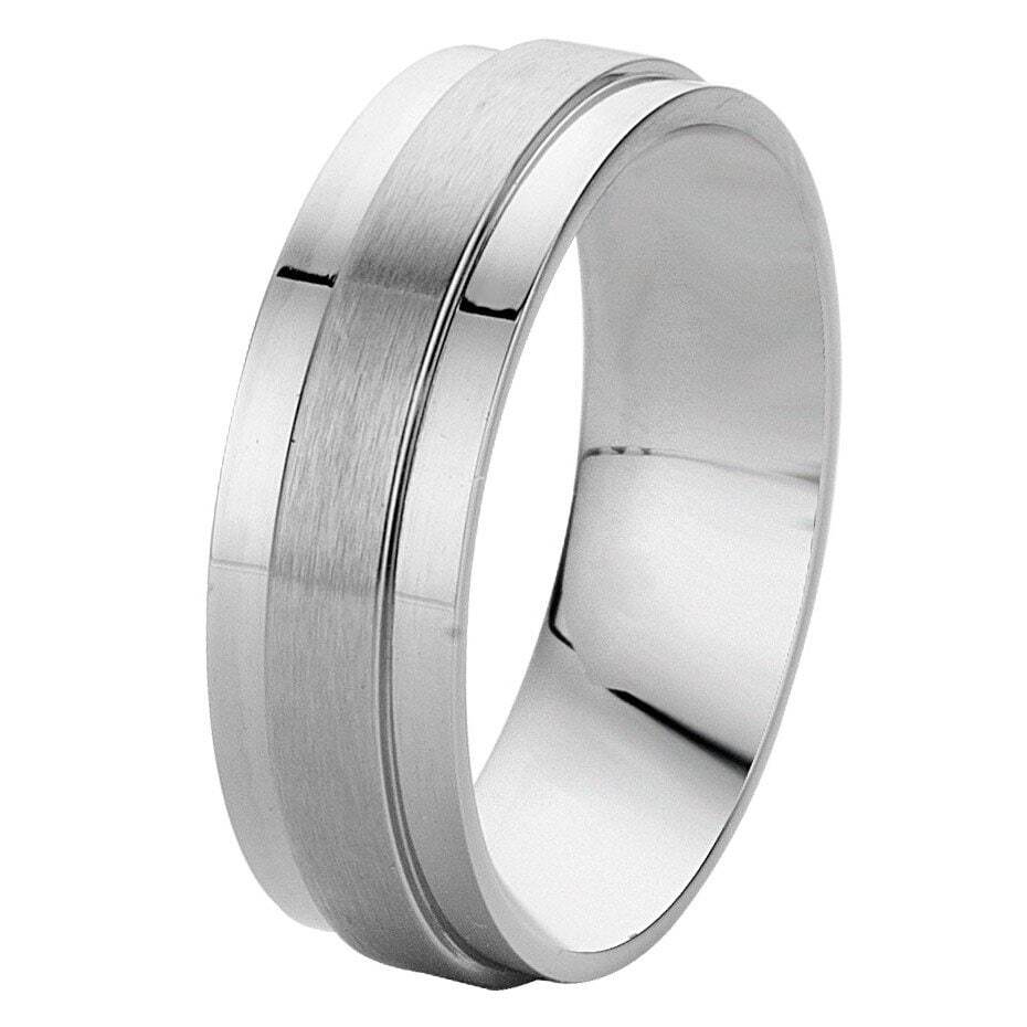 Lucardi Lucardi Ring Staal - zilverkleurig Mannen sieraden Heren