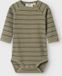 NAME IT NBMKAIL LS SLIM BODY LIL NOOS - Baby - Body - Rayé - Overland Trek