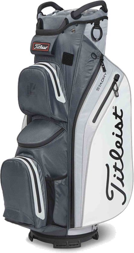 Titleist Cart 14 StaDry Waterproof Cartbag, grijs/lichtgrijs