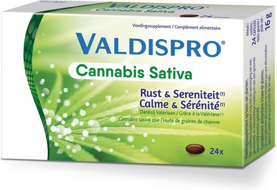 Valdispro Cannabis Sativa - Anti-stress - 30 tabletten