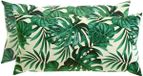 vidaXL - Kussensloop - 2 pcs - HEERLEN - Bladpatroon - 40 x 70 cm - Polyester