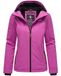 MARIKOO Veste mi-saison 'Brombeere' rose / noir