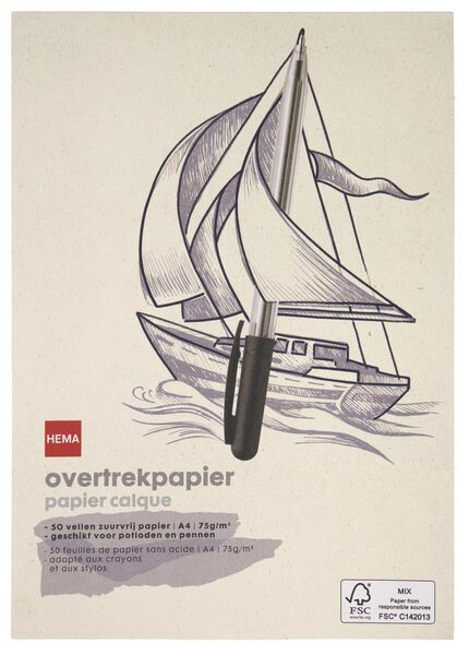 HEMA Overtrekpapier A4 75gr