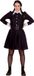 Wilbers&Wilbers Wednesday Addams Family Kostuum Vrouw - Zwart - Maat 32