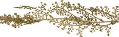 Cosy & Trendy Kerstslinger - met takken - goud - 180 cm - glitter
