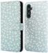 imoshion Design Bookcase voor de Samsung Galaxy A54 (5G) - Smoke Green Flowers