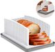 Merkloos Broodsnijder Hulpmiddel - 2 in 1 Broodsnijplank met Kruimelopvang - Wit