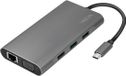 LogiLink UA0383 laptop dock & poortreplicator Bedraad USB 3.2 Gen 1 (3.1 Gen 1) Type-C Zilver