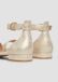 s.Oliver Sandalen Dames Goud Maat 42 Platte Sandalen