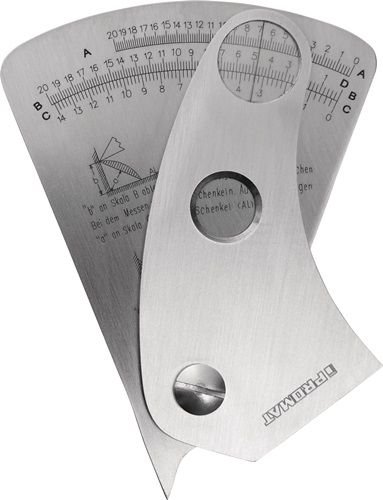Promat/Tecwerk Speciaal lasnaadsjabloon | afleesnauwkeurigheid 0,1 mm - 4000851458