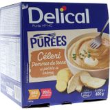 Delical Purées HP HC Céleri Pommes de Terre 4x200g