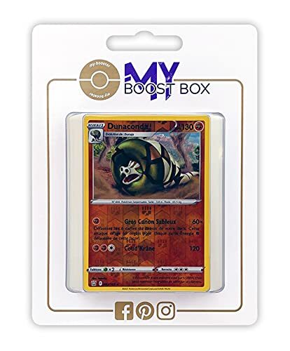 my-booster Dunaconda (Sandaconda) 82/163 Holo Reverse - Myboost X Epée et Bouclier 5 Styles de Combat - Doos met 10 Franse Pokemon kaarten