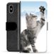 Étui portefeuille premium iPhone X / iPhone XS - Chat