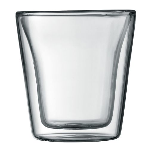 Bodum Canteen 2-delige set glazen kopjes 8,3 cm hoog