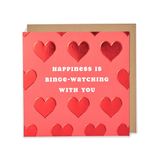 Kindred - Geluk Is Binge-Watching With You - Valentines Card