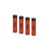 Rollei AAA-batterijen, oplaadbare batterijen, Li-ion-accu met USB C snel opladen, 1,5 V, 390 mAh, oplaadbare batterij zonder geheugeneffect, voorgeladen, 4 stuks