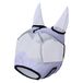 Imperial Riding IRH Fly Shield, vliegenmasker met UV-mesh en fleece-rand, blauwe regen met oren, volledig