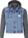 Jan Vanderstorm Homme Veste en jean - 72 - bleu - Grande taille