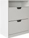 Merkloos Relaxdays Schoenenkast - 80 cm breed - voor 12 paar - wit