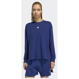 Adidas T-shirt boyfriend met lange mouwen 3-Stripes Studio
