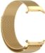 DrPhone MilanoNoir Milanese Band – Luxe Horlogeband voor Samsung Galaxy Watch 5 / 6 / 7 (40 & 44 mm) + Galaxy Watch FE - Goud