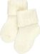 FALKE Flausch eenkleurig wol katoen sokken baby wit - maat 62-68