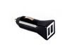Watio Wave Dubbele USB-oplader, 3,1 A, met twee USB-poorten en compact ontwerp in zwart. Ideaal voor snel opladen