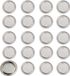 Grille de ventilation - Amélioration de la ventilation - 20 pièces, 53 mm - Argent - Acier brut