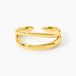 Alfreda Bague Acier Jaune
