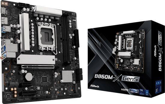 Asrock B860M-X Gen5 Intel B860 LGA 1851 micro ATX