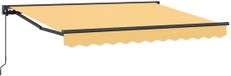 vidaXL Parasol manuel 5 x 3,5 m Sable Polyester
