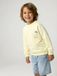 VERTBAUDET Icecat Sweater met ronde hals en lange mouwen lichtgeel