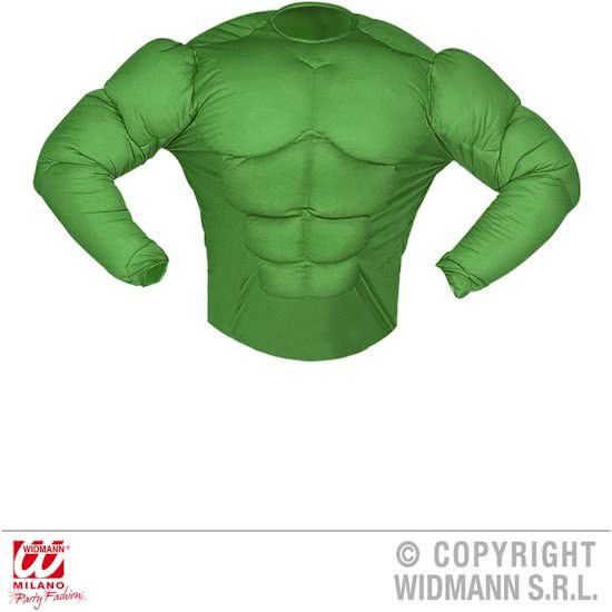 Generik Gespierd hemd groen voor volwassenen Halloween artikel - Verkleedkleding - Large