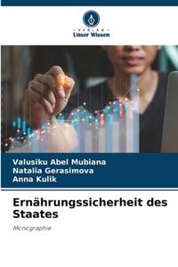 Ernährungssicherheit Verlag Unser Wissen Ernährungssicherheit des Staates