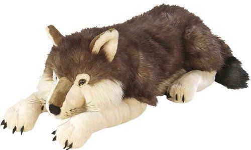 Wild Republic Floppies Wolf - 76 cm - Pluche knuffeldier