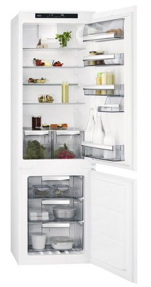 AEG SCE818F6TS Koel-vriescombinatie | Inbouw | 253L | Wit