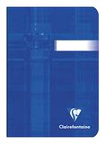 Clairefontaine 3640C Pak met 10 Geniete Notitieboeken - A6 10,5x14,8 cm - 96 Effen Witte Pagina’s - Wit Papier 90 g - Omslag Gecoat Karton - Willekeurige Kleuren