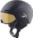 Alpina Alto Q Lite Skihelm Met Vizier 2023 | Black Matt | Quatroflex Lite Gold Mirror S2 | Maat: 55 - 59 cm