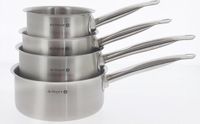 DeBuyer Serie van 4 Steelpannen 14/16/18/20cm RVS