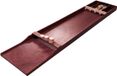 Cougar Dutch Shuffle Board Classic Sjoelbak Wedstrijd – Brun foncé – 200 x 40 cm – Avec 30 palets de sjoelbak – Creux – Format de compétition – Pour un usage récréatif – Bois