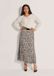 MADELEINE Rok Geplooide rok met luipaardprint