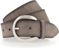 Vanzetti Leren Riem Genuine Beauty 35mm Velour Leather Belt W105 Taupe Grijs