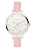 s.Oliver dameshorloge - Rond - zilver - 36 mm