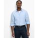 OLYMP Casual Regular Fit Linnen Overhemd lichtblauw, Effen