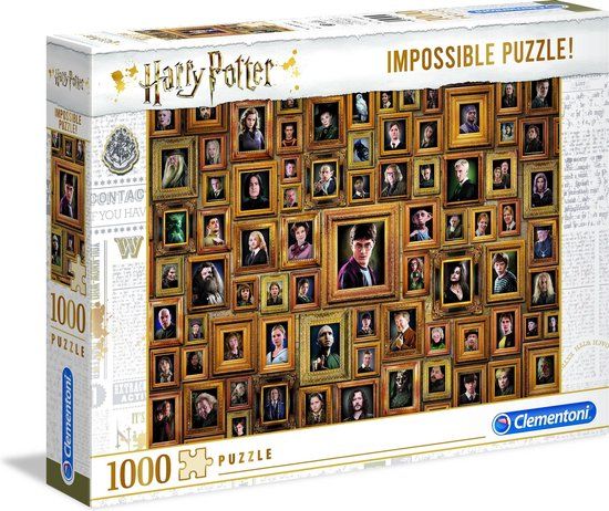 Clementoni - Harry Potter Impossible Puzzle - 1000 Pieces - Ages 10+