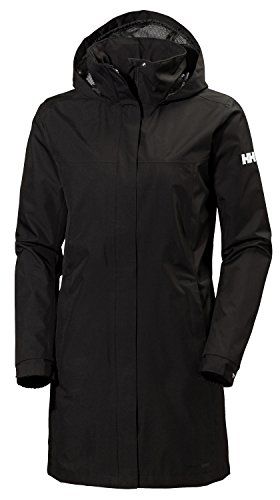 Helly Hansen Aden Lange Waterdichte Damesjas Zwart 2XL